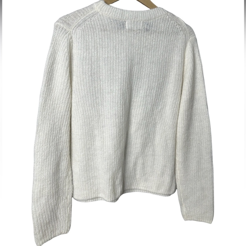 Banana Republic | Ivory Alpaca Blend Knit Sweater | M - Picture 3 of 6
